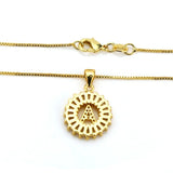 Hot A-Z Initials Pendent Necklace 4 Colors Micro Pave CZ 26 Letters Necklaces