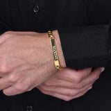 Personalized Stainless Steel Bar Bracelet Bangle
