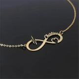 Infinite Name Necklace Personalized Stainless Steel Chain