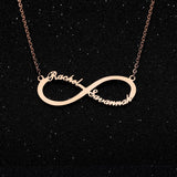 Personalized Infinite Name Necklace with Unlimited Names for Women