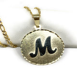 Personalized Initial Pendant Necklace with Chain Options