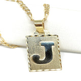 Personalized Initial Pendant Necklace with Chain Options