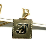 Personalized Initial Pendant Necklace with Chain Options