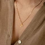 Personalized Initial Letter Necklace Birth Stone Choker Stainless Steel