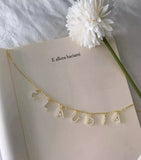 Personalized Diamond Initial Letter Pendant Necklace