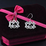 Monogram Earrings Stainless Steel Earring Boucle Doreille Femme Jewelry