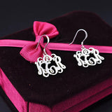 Monogram Earrings Stainless Steel Earring Boucle Doreille Femme Jewelry