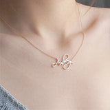 Custom Cursive Name Necklace - Personalized Jewelry for Women