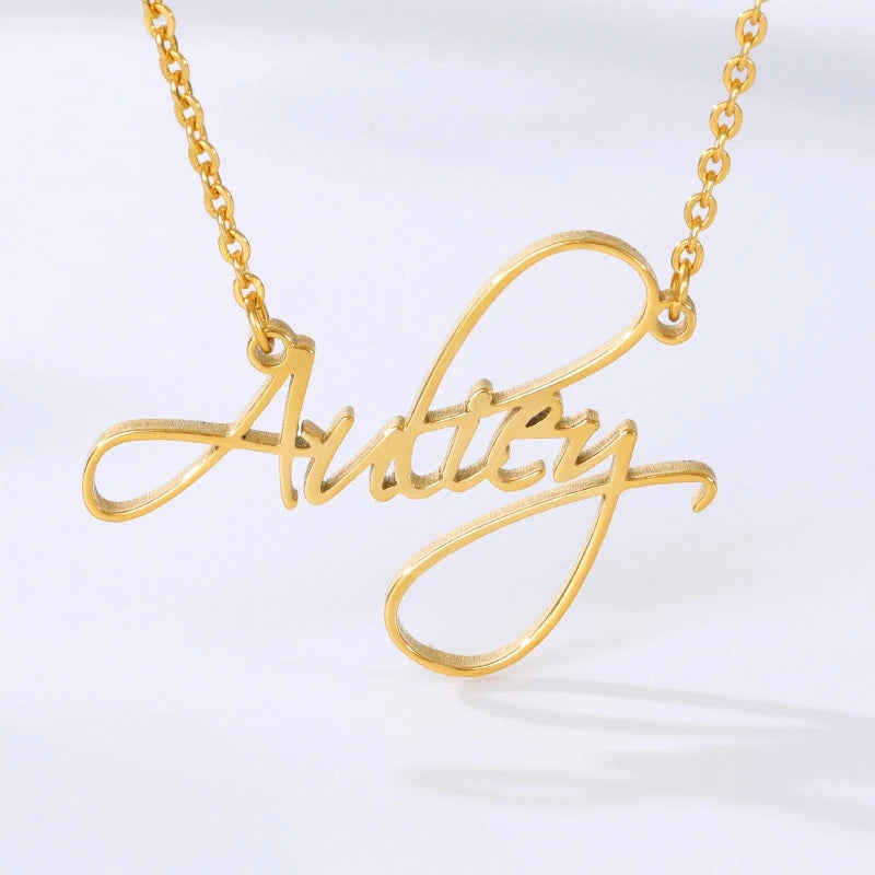 Custom Cursive Name Necklace - Personalized Jewelry for Women