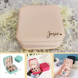 Portable Jewelry Box, Travel Case, Bridesmaid Gift