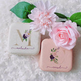 Personalized Travel Jewelry Case - Bridesmaid Gift