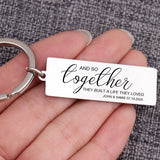 Personalized Couple Keychain Love Keepsake Gift