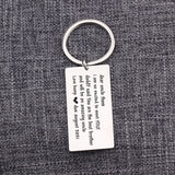 Personalized Uncle Name Key Ring Chain Stainless Steel Car Key Tag
