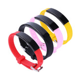 Kids Baby ID Bracelets Stainless Steel Silicone Bands Emergency Name Phone