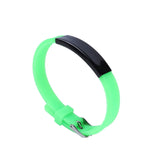 Kids Baby ID Bracelets Stainless Steel Silicone Bands Emergency Name Phone