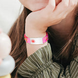 Child Butterfly Medical ID Bracelet, Personalized Alert Bracelet