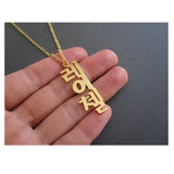 Personalized Stainless Steel Nameplate Pendant Necklace Kpop Jewelry