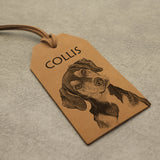Personalized Pet Photo Luggage Tag, Custom Dog Cat Travel Label