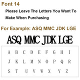 Custom Initials Stainless Steel Lapel Pin for Groom