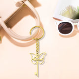 Personalized Butterfly Keychain for Women, Romantic Name Hollow Out Keyring