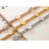 Family Names Heart Shape Bracelets Stainless Steel Bangles
