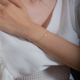 Name Bracelet Stainless Steel Couple Bracelets Baby Girl Charm