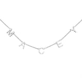 Letter Necklaces A-Z Capital Initial Necklace Women's Clavicle Chain