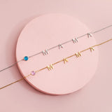 Letter Necklaces A-Z Capital Initial Necklace Women's Clavicle Chain