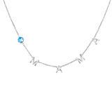 Letter Necklaces A-Z Capital Initial Necklace Women's Clavicle Chain