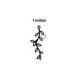 Life Tree Pendant Grandma Necklace Stainless Steel Initials Family Mother