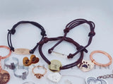 Customized Carved & Hand-Woven Bracelet - Anniversary/Birthday Gift
