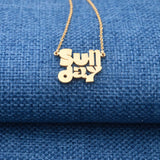 Logo Necklace-Stainless Steel Company Logo Necklace-Personalized Nameplate