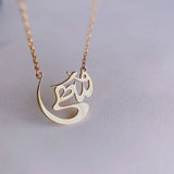 Personalized Logo Pendant Necklace Stainless Steel Cross Chain Jewelry