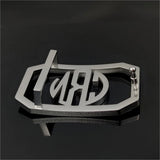 Personalized Stainless Steel Initials Belt for Men
