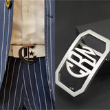 Personalized Stainless Steel Initials Belt for Men