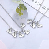 Love Name Pendant Necklace Family Nameplate Lady Charm Necklace