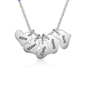 Love Name Pendant Necklace Family Nameplate Lady Charm Necklace