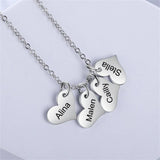 Love Name Pendant Necklace Family Nameplate Lady Charm Necklace