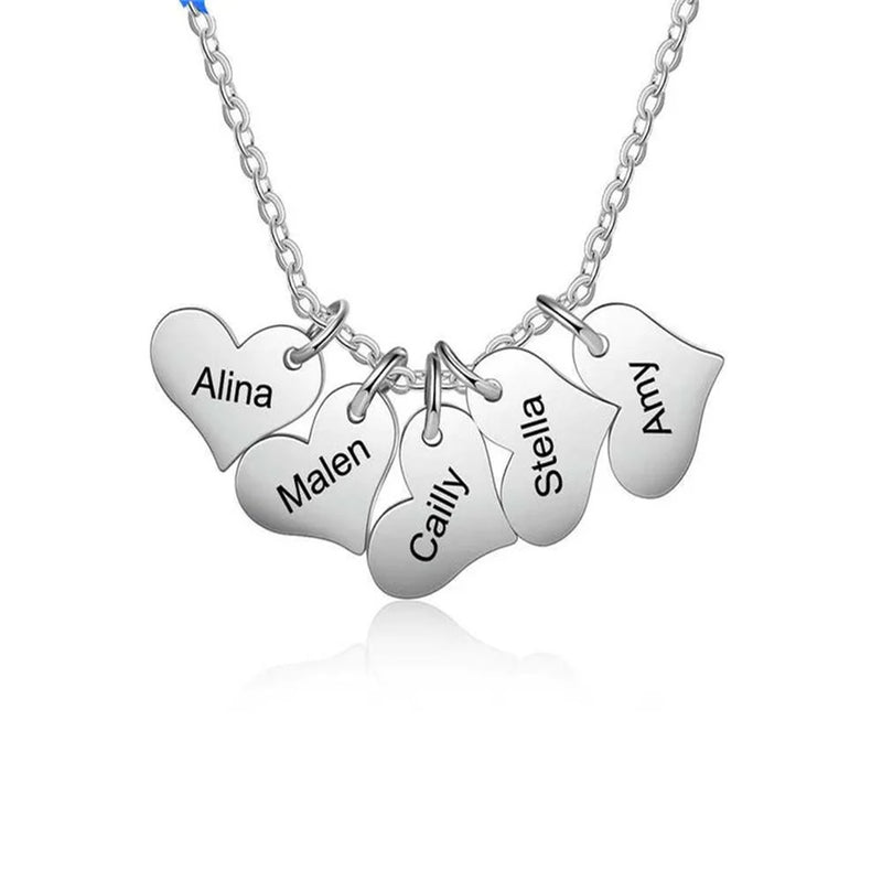 Love Name Pendant Necklace Family Nameplate Lady Charm Necklace