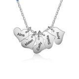 Love Name Pendant Necklace Family Nameplate Lady Charm Necklace