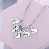 Love Name Pendant Necklace Family Nameplate Lady Charm Necklace