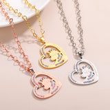 Love Unicorn Name Necklace Personalized Crystal Unicorn Pendant For Women