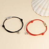 Stainless Steel Letter Magnetic Woven Bracelet Gift