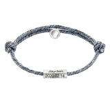 Stainless Steel Letter Magnetic Woven Bracelet Gift