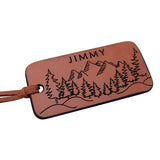 Personalized Luggage Tag with Address, Name, Backpack Tag, Travel Bag Tag