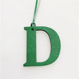 Leather Character Keychain Women Bag Charm Backpack Pendant