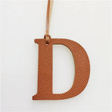 Leather Character Keychain Women Bag Charm Backpack Pendant