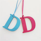 Leather Character Keychain Women Bag Charm Backpack Pendant