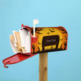Custom Santa Reindeer Mailbox Cover Garden Decor