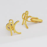 Men's Stainless Steel Cufflinks for Groom - Wedding Collar Jewelry